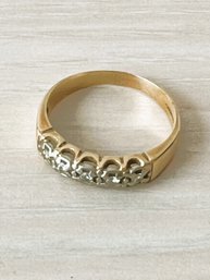 Vintage 14k Gold And Diamond Ring    (DLM130)