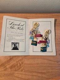 1989 Lunch At The Ritz 'Shop Till You Drop' Earrings (ED26)