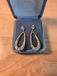 Alexis Bittar Gold Plate Earrings (ED30)