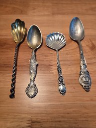 (4) Miscellaneous Sterling Spoons (ED33)