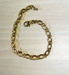 Vintage 14k Gold Double Link Chain Bracelet   (DD138)