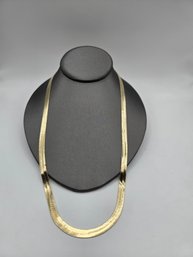 14K Yellow Gold Snake Chain Necklace (EL49)
