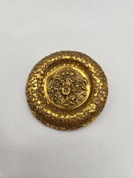 Vintage Repousse Miriam Haskell Brooch (EL15)