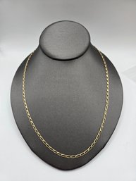 14K Yellow Gold Link Chain Necklace (EL19)