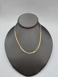 14K Yellow Gold Herringbone Chain (EL40)