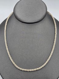 950 Milor Italy Silver Margarita Chain Necklace (EL58)