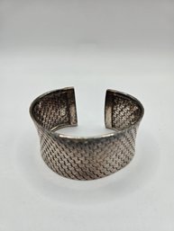 Sterling Woven Cuff Bracelet (EL69)