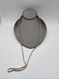 14K Yellow Gold Diamond Cut Chain (EL74)