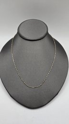 18K White And Yellow Gold Necklace (EL93)