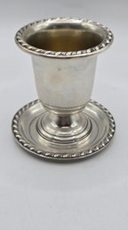 La Pierre Sterling Kiddish Cup & Tray (EL138)