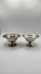 (2) Sterling Silver Candy Dishes (EL140)
