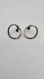 Paul Lobel Signed Sterling Earrings (EJ154)