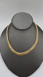 14K Yellow Gold Milor Italy Choker (EL177)