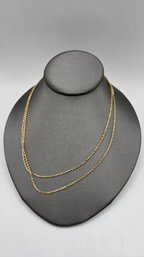 Long 14K Yellow Gold Rope Chain (EL195)
