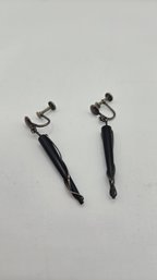 Vintage Ed Weiner Sterling Earrings