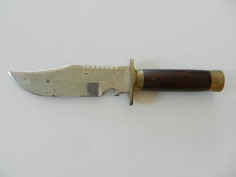 Vintage Oaxaca Mexico 2001 Etched Blade Knife   (DP101)