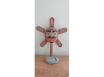 Northwest Coast Sun Ray Rattle (P-183)