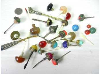 Vintage Mixed Lot Of Snuff Bottle Stoppers   (DP62)