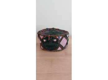 Yoruba Nigerian Beaded Hat (P-177)