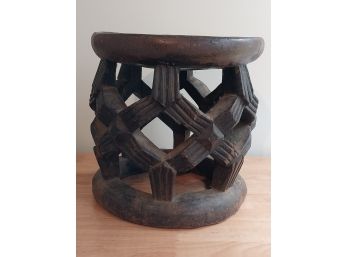 Bamileke Wooden 'Spider' Stool (P-203)