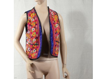 Vintage Indian Embroidered Vest