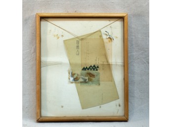 Mixed-Media Collage W/Seagull