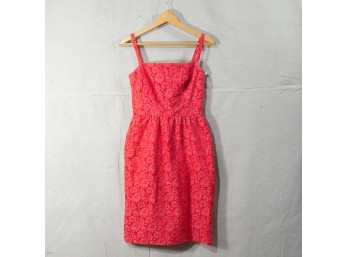 1960s Damask Cocktail Dress