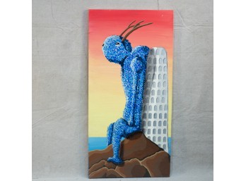 Josh Dietz Acrylic, Contemplative Monster