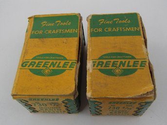 Two Greenlee Round Radio Chassis Punches