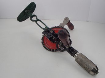 Millers Falls No. 12 Breast Drill 2 Speed With Intact Spirit Level