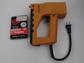 Bostitch Electric Staple Gun With Staples And Box