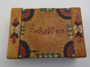 Vintage German Decorative Match Box