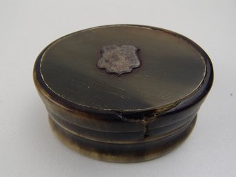 Antique Carved Horn Snuff Box