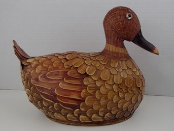 Shanghai Handicrafts Bamboo And Wicker Duck Basket Made In The PRC