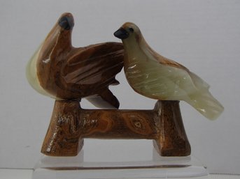 Hand Carved Peace Doves
