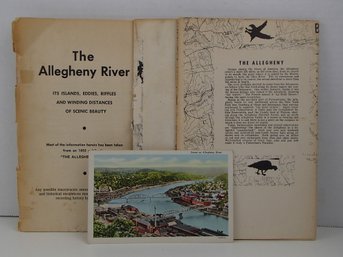 The Allegheny River Maps And Its Island, Eddies Etc..
