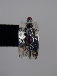 Silpada Sterling Silver Spinner Band Ring Signed IL Size 8.5 Weight 8.2g