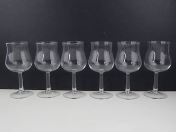 LIke New Set Of Six Wine / Goblet Glasses By Luminarc