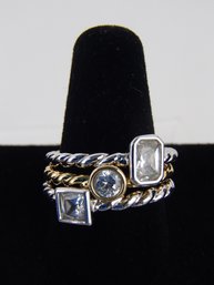 Three Piece Ring Set By Avon Size 9 Weight 6.5g
