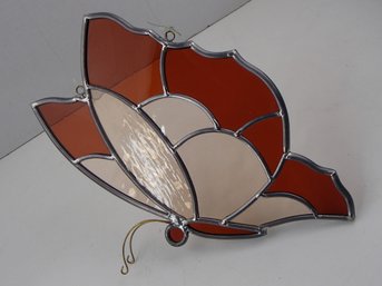 Vintage Stained Glass Butterfly