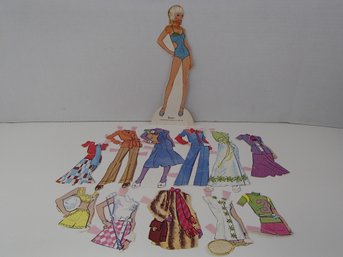 Vintage 1974, 1975 Dusty Paper Dolls And Clothes By General Mills Fun Group, Inc.