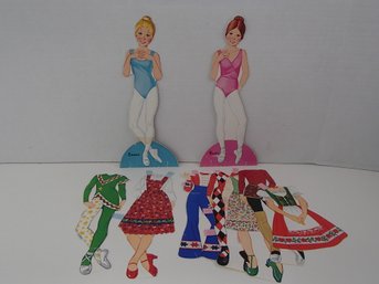 Vintage Dancer Paper Dolls