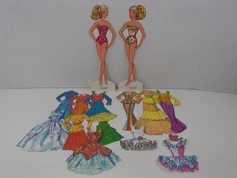 Vintage 1977 Ballerina Barbie Paper Dolls