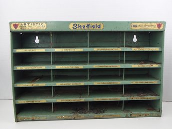 Vintage Sheffield Paint Store Display