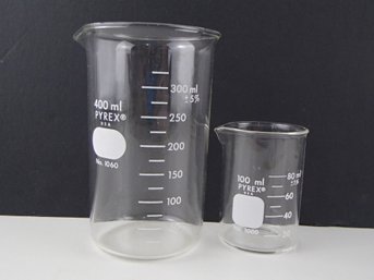 Two Pyrex Beakers