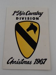 1st Air Cavalry Division Christmas Card