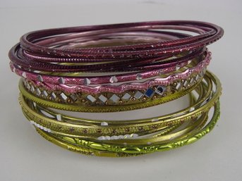 Colorful Metal Bangles
