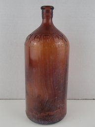 Vintage Amber Clorox Bottle