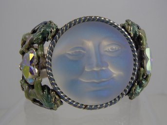 Art Glass Moon Bracelet By Kirks Folly