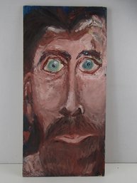 The Man Self Portrait Oil On Plywood